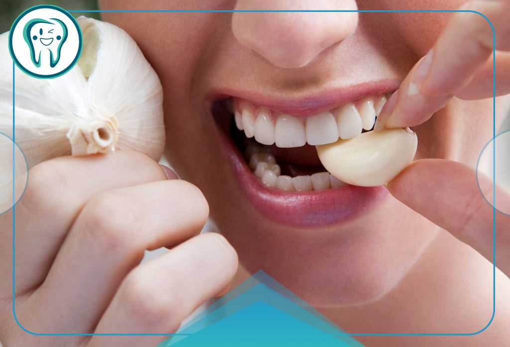 درمان آبسه دندان با سیر