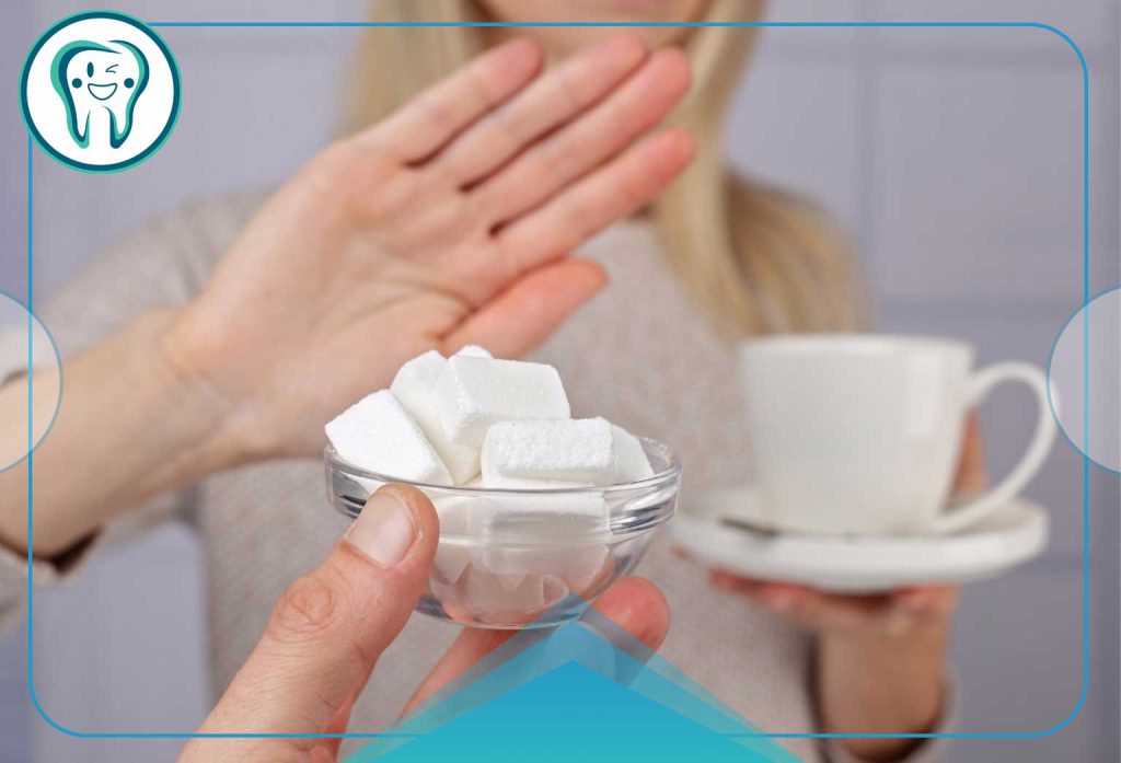 Control sugar intake to prevent tooth decay