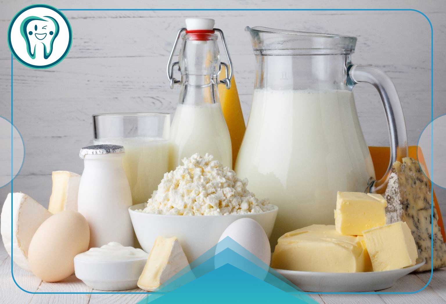 خواص لبنیات برای سلامت دندان ها 6 انواع لبنیات مفید برای دندان
