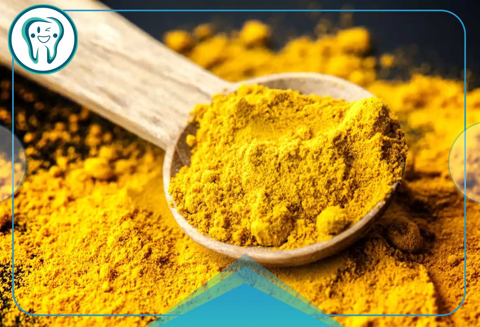 زردچوبه برای لقی دندان